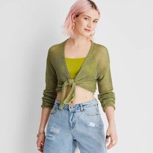 Tie front crochet top by Future collective and Alani Noelle
